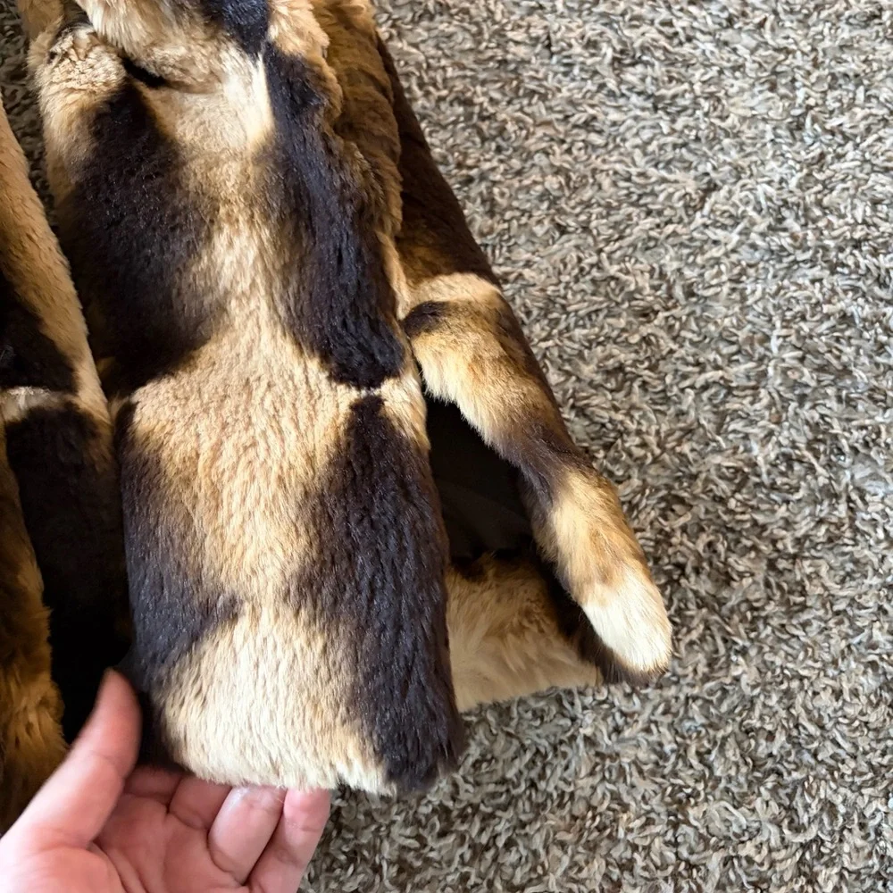 Bebe 100% Rabbit Fur Coat - Picture 6 of 11